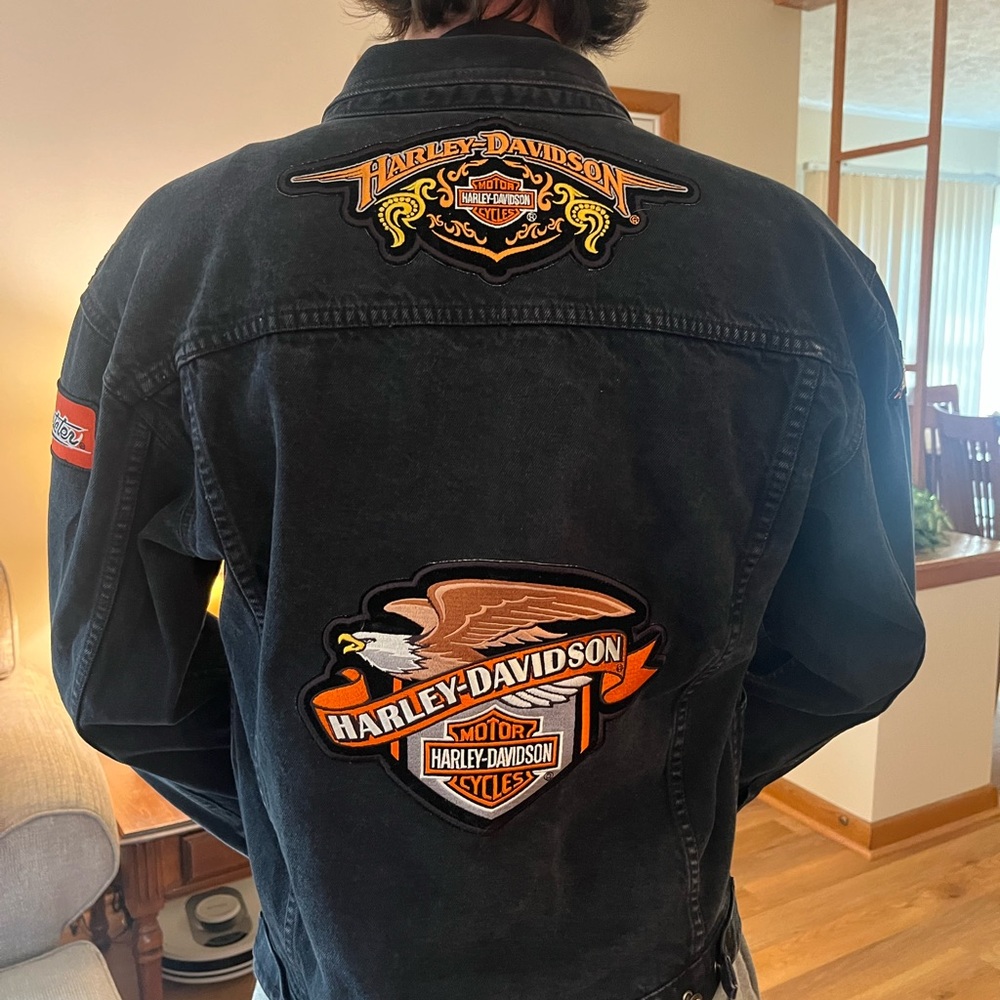 Harley-Davidson Black Denim Jacket